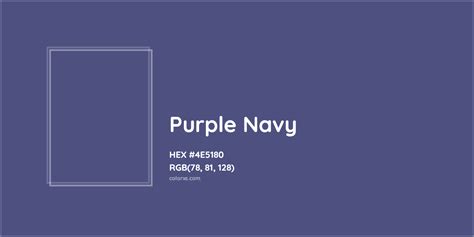 purple navy color chart.